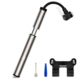 120PSI Bicycle Pump Hose Mountain Road Cycling Tire Inflator Schrader Presta Valve Alloy Portable Mini Bike Pump