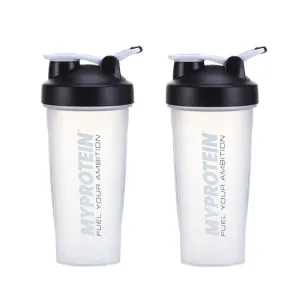 2 PCS YZ025 600ml Multifunctional Transparent Water Cup(Black)