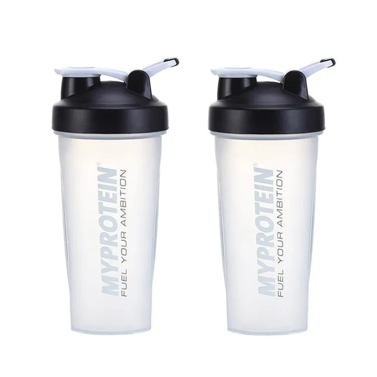 2 PCS YZ025 600ml Multifunctional Transparent Water Cup(Black)