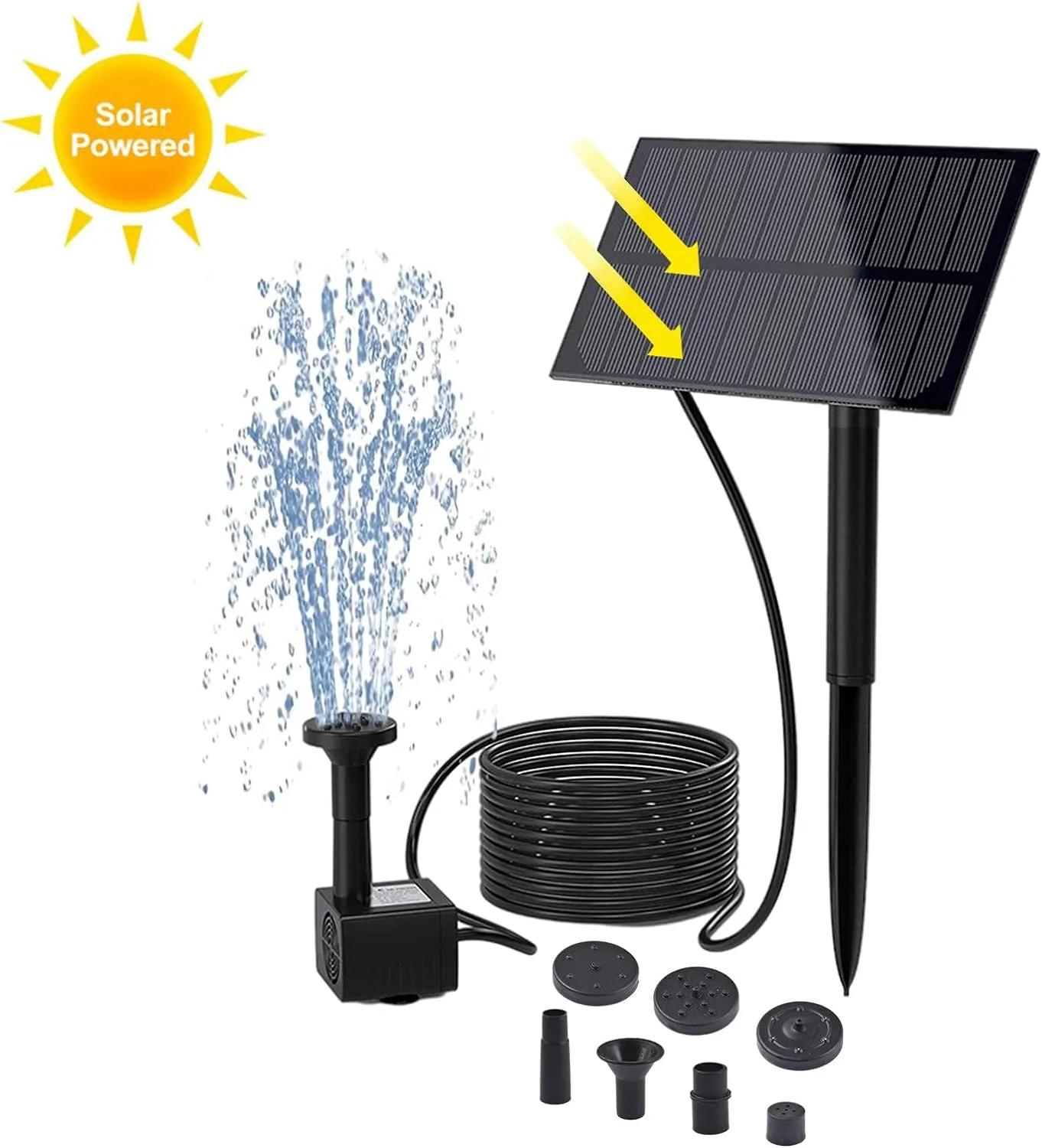 2.5W Solar Fountain Water Pump Kit