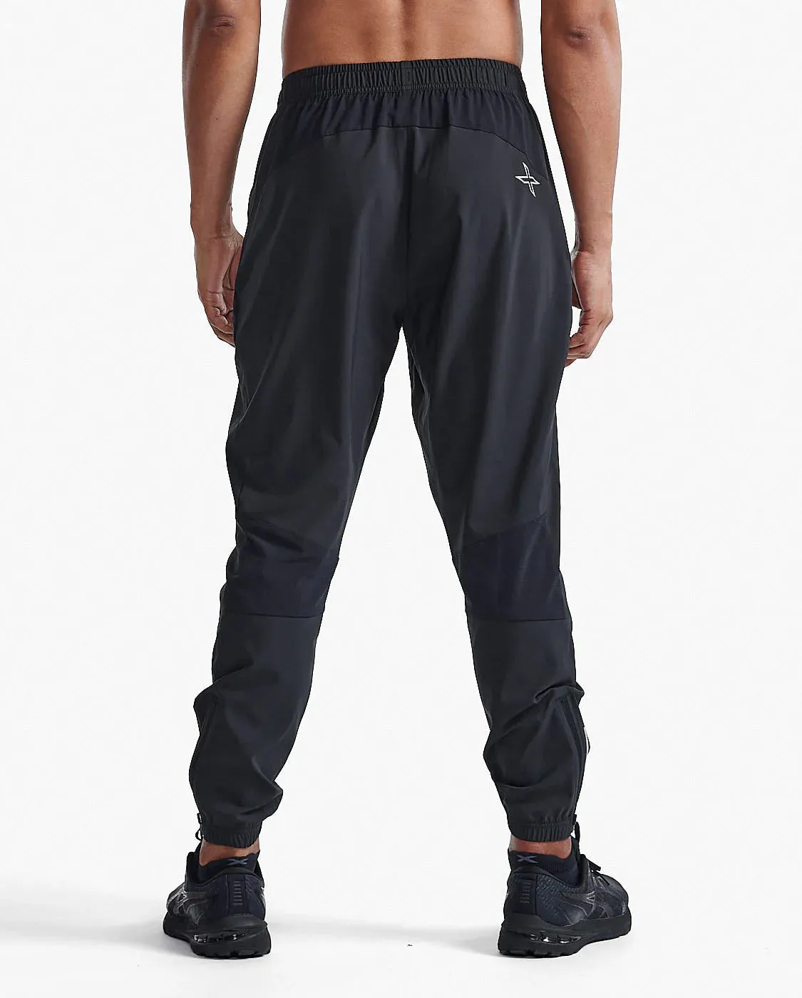 2XU Mens Aero Woven Jogger - Black/Silver