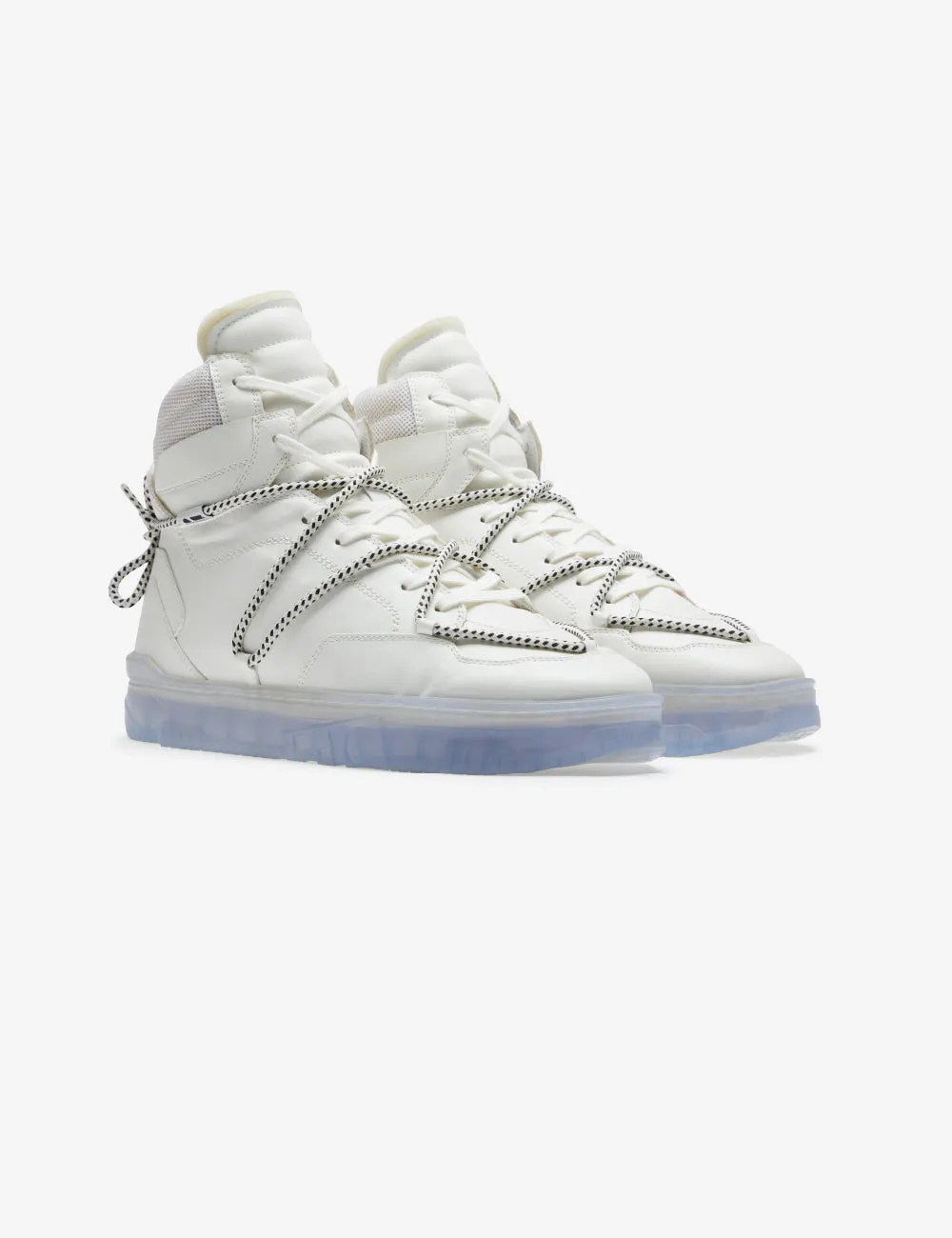 703 white ice high-top sneaker