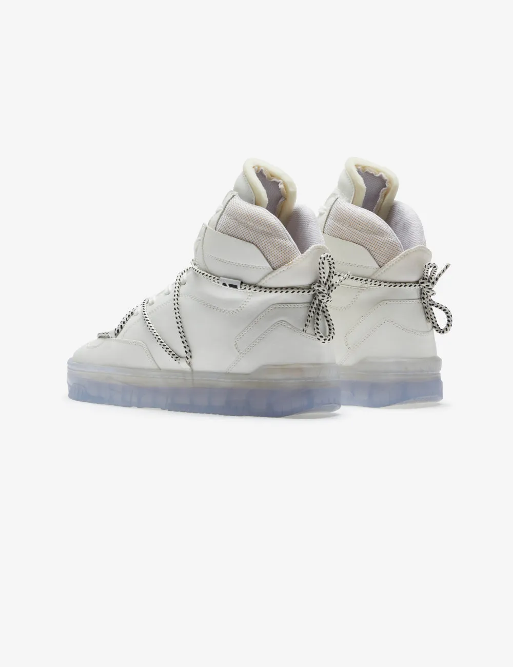 703 white ice high-top sneaker