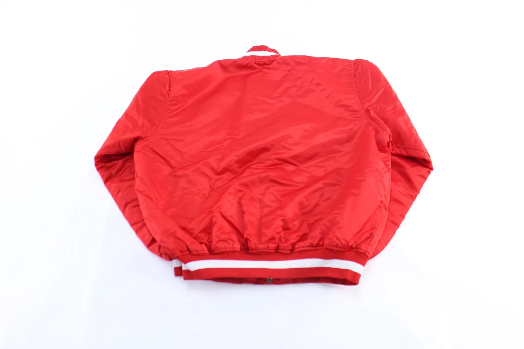 90's Cincinnati Reds Embroidered Starter Bomber Jacket