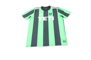 Adidas Embroidered Logo Austin FC Striped Soccer Jersey