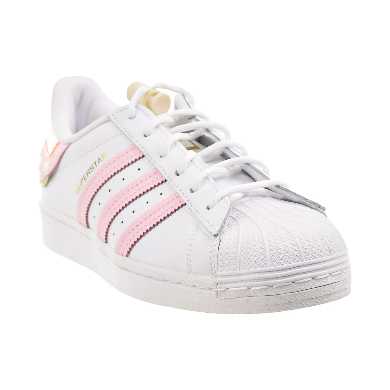 Adidas Superstar Women's Shoes Cloud White-Clear Pink-Solar Red