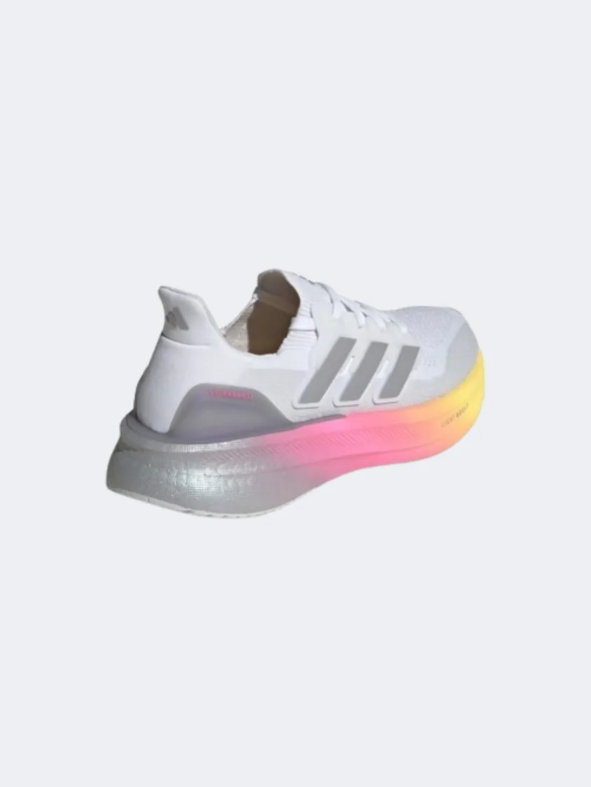 Adidas Ultraboost 5 Women Running Shoes White/Grey/Pink