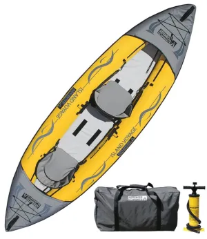 Advanced Elements Island Voyage 2 Inflatable Tandem Kayak With Pump