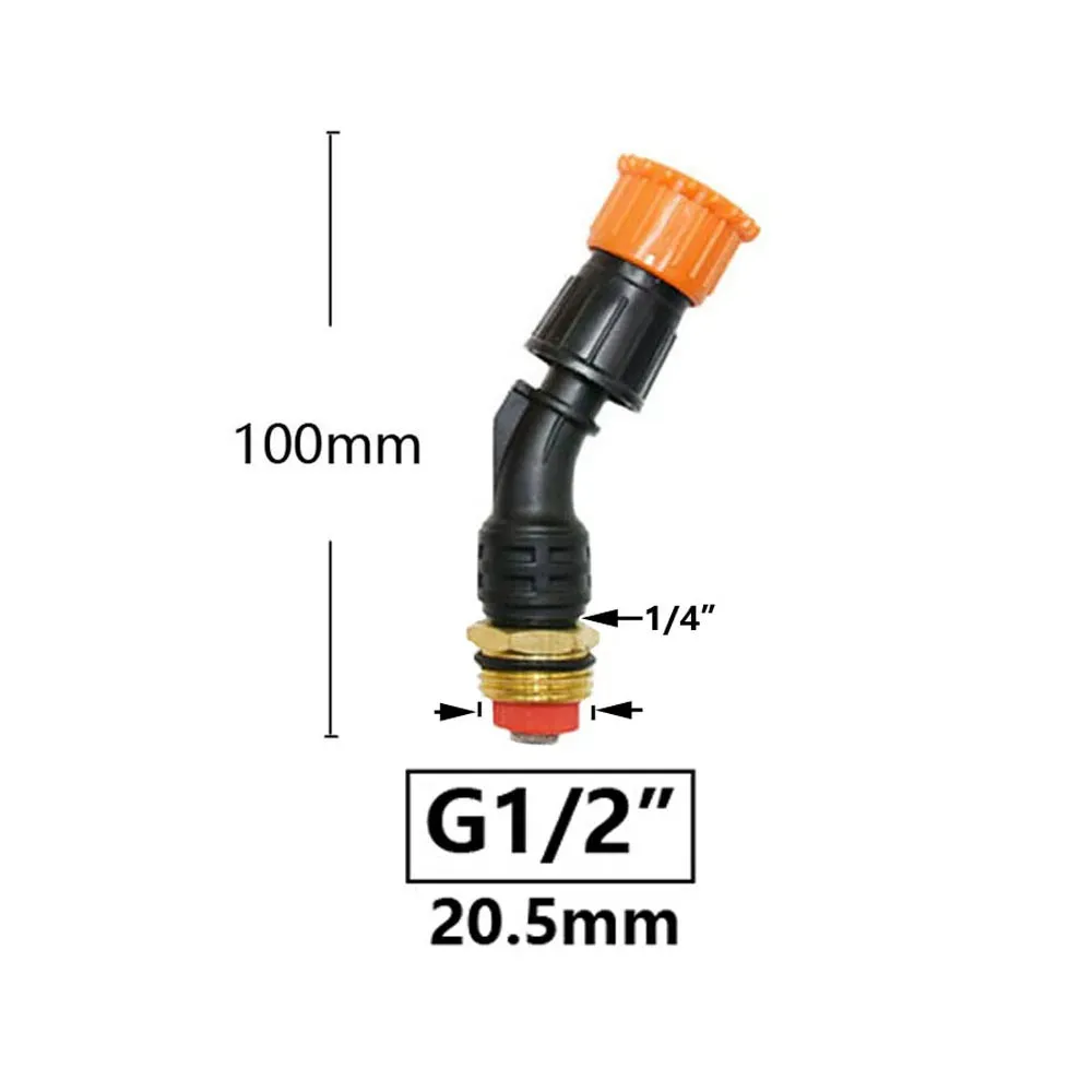 Agricultural Copper Atomizing Sprayer Nozzle Single/Double/Three Nozzle Head Garden Lawn Irrigation Pesticide Spraying Sprinkler