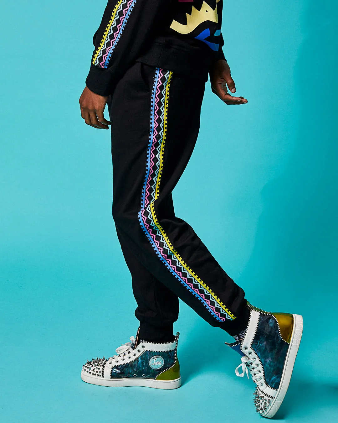 Ai Tribal Electric Neon Joggers  910sg7186