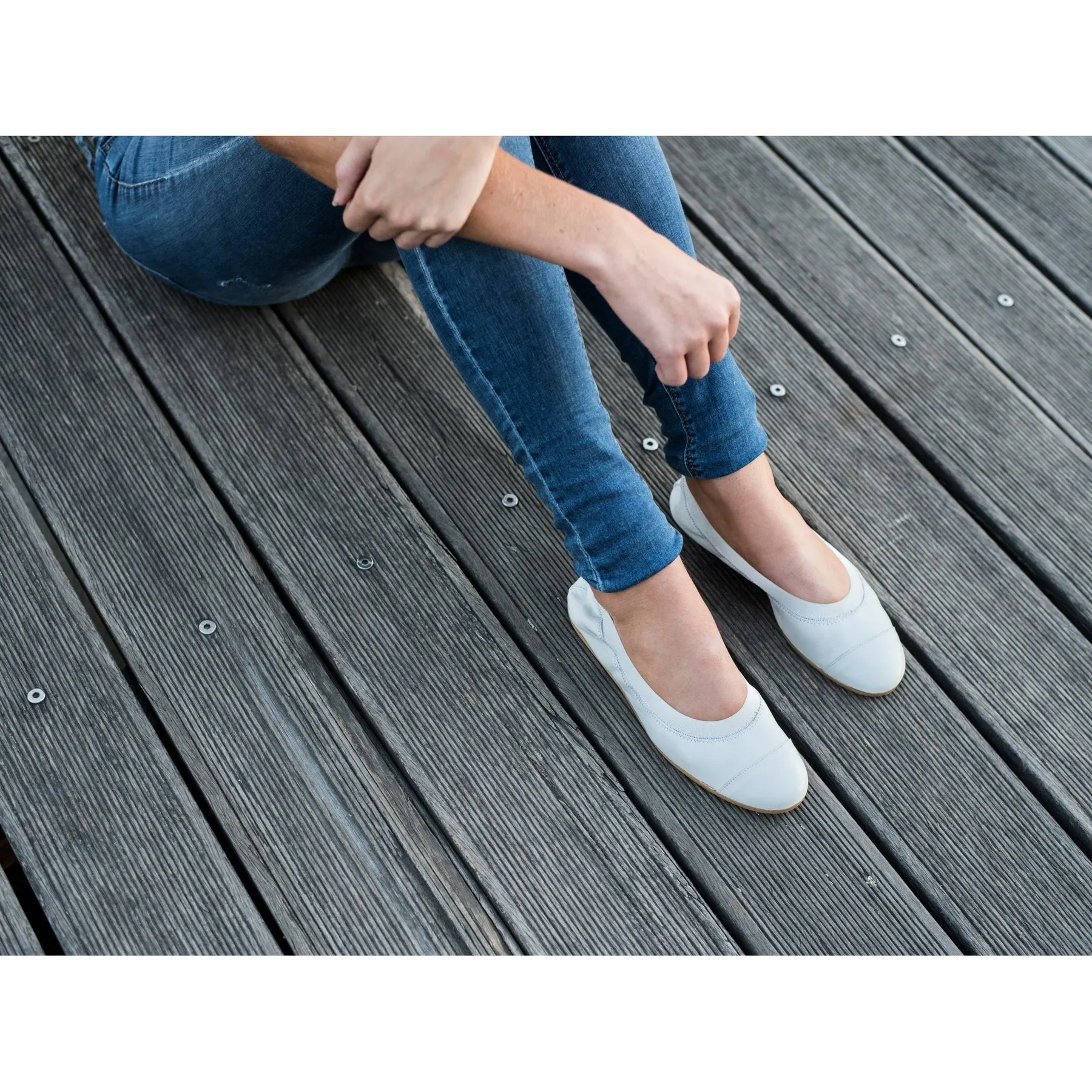 Alba - Classic White Ballet Flat