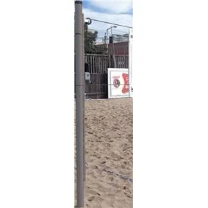 ALUMINUM RECREATIONAL VOLLEYBALL SYSTEM (OPT GROUND SLEEVE)