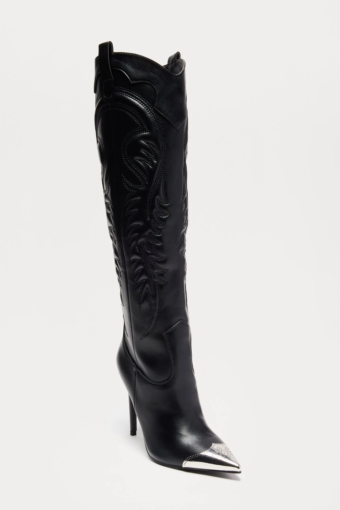 Ares Knee High Boots - Black