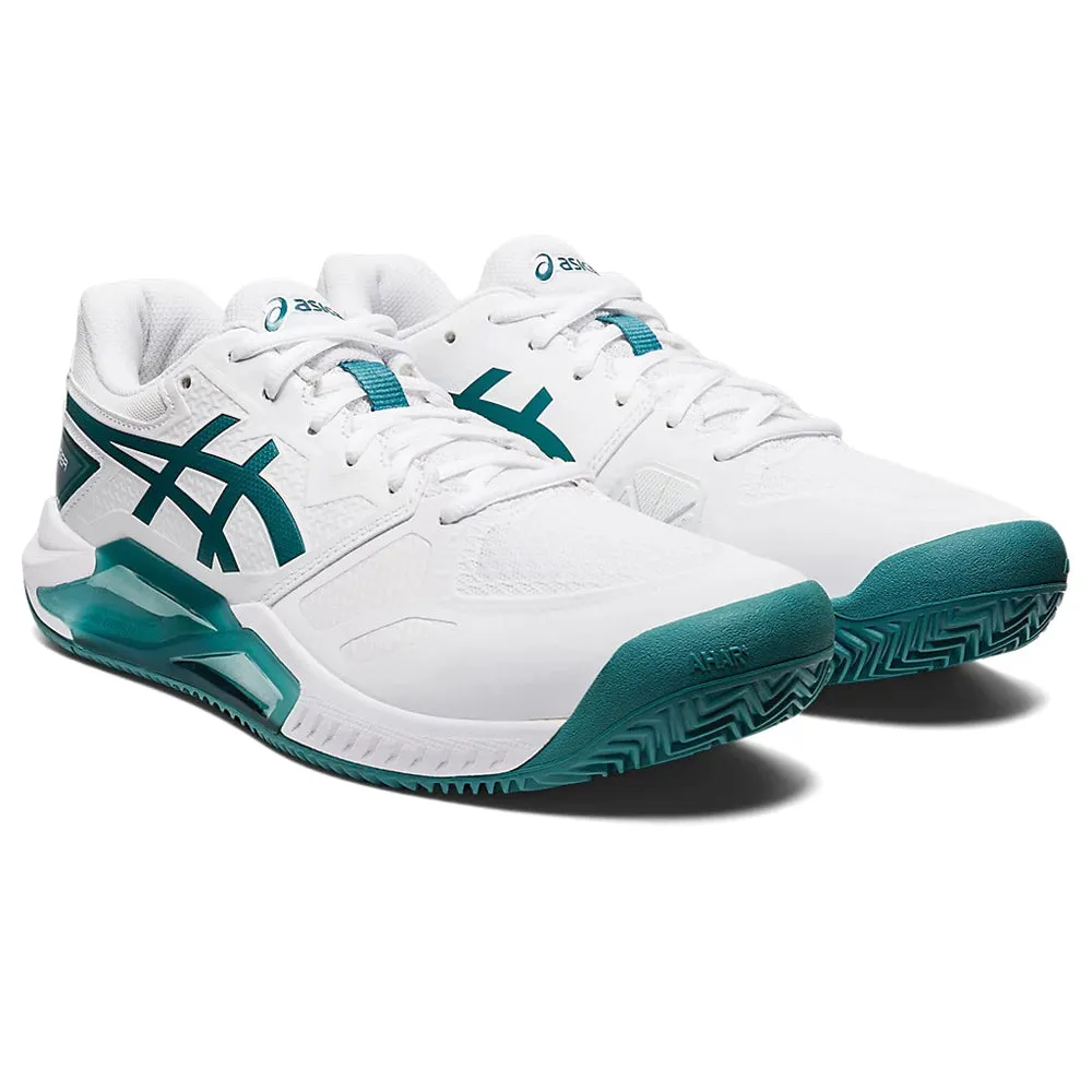 Asics Gel-Challenger 13 Clay Tennis Shoes (Mens) - White/Velvet Pine