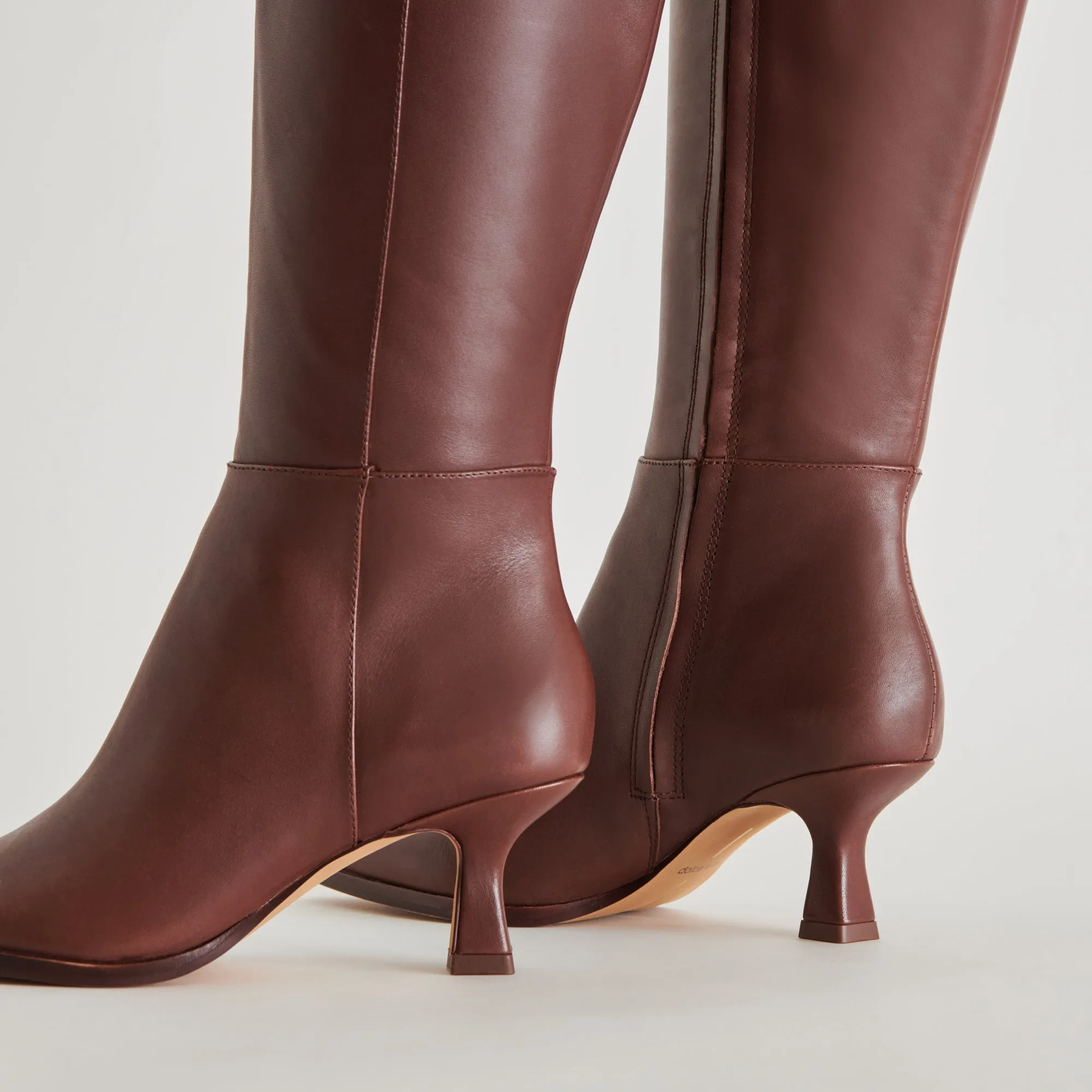 AUGGIE WIDE CALF BOOTS CHOCOLATE LEATHER