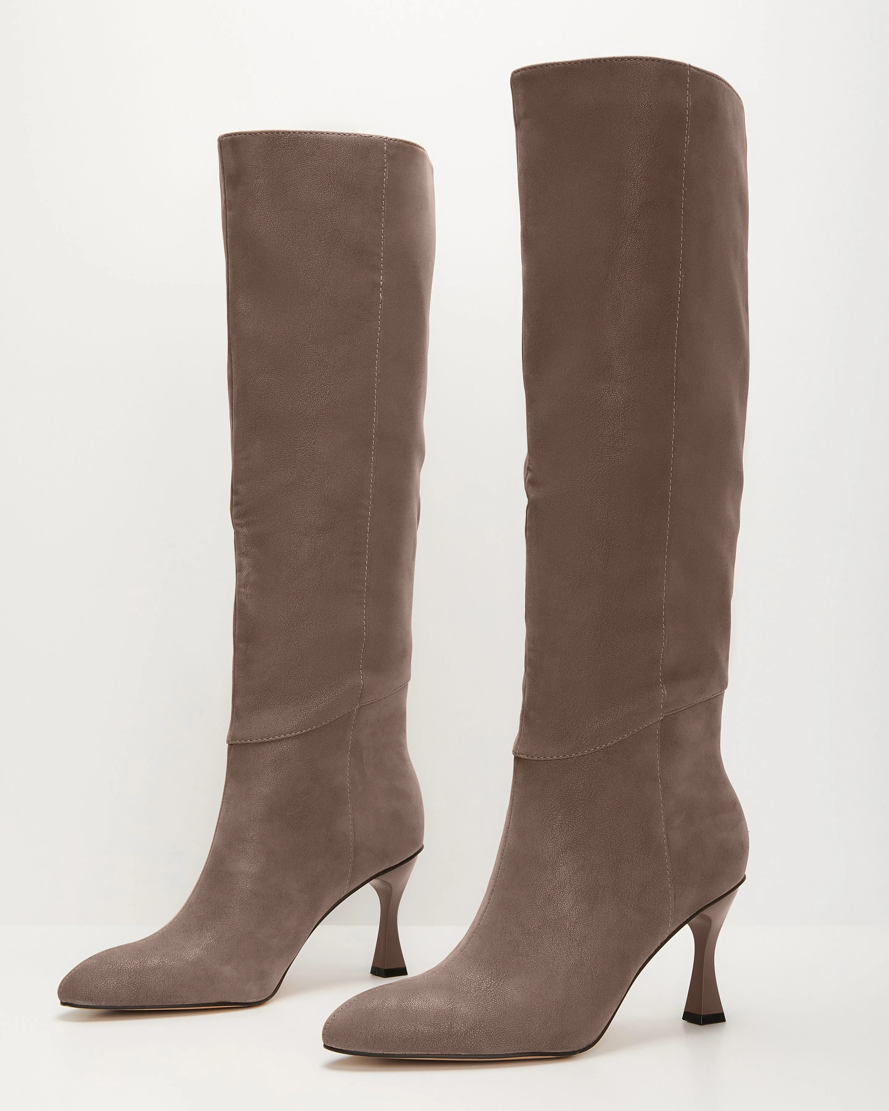 Autumn Stroll Heeled Knee High Boots