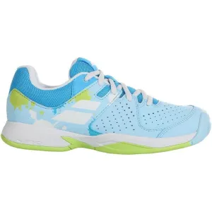 Babolat Pulsion All Court Kids & Women Crystal Blue Handball Volleyball Tennis Shoes