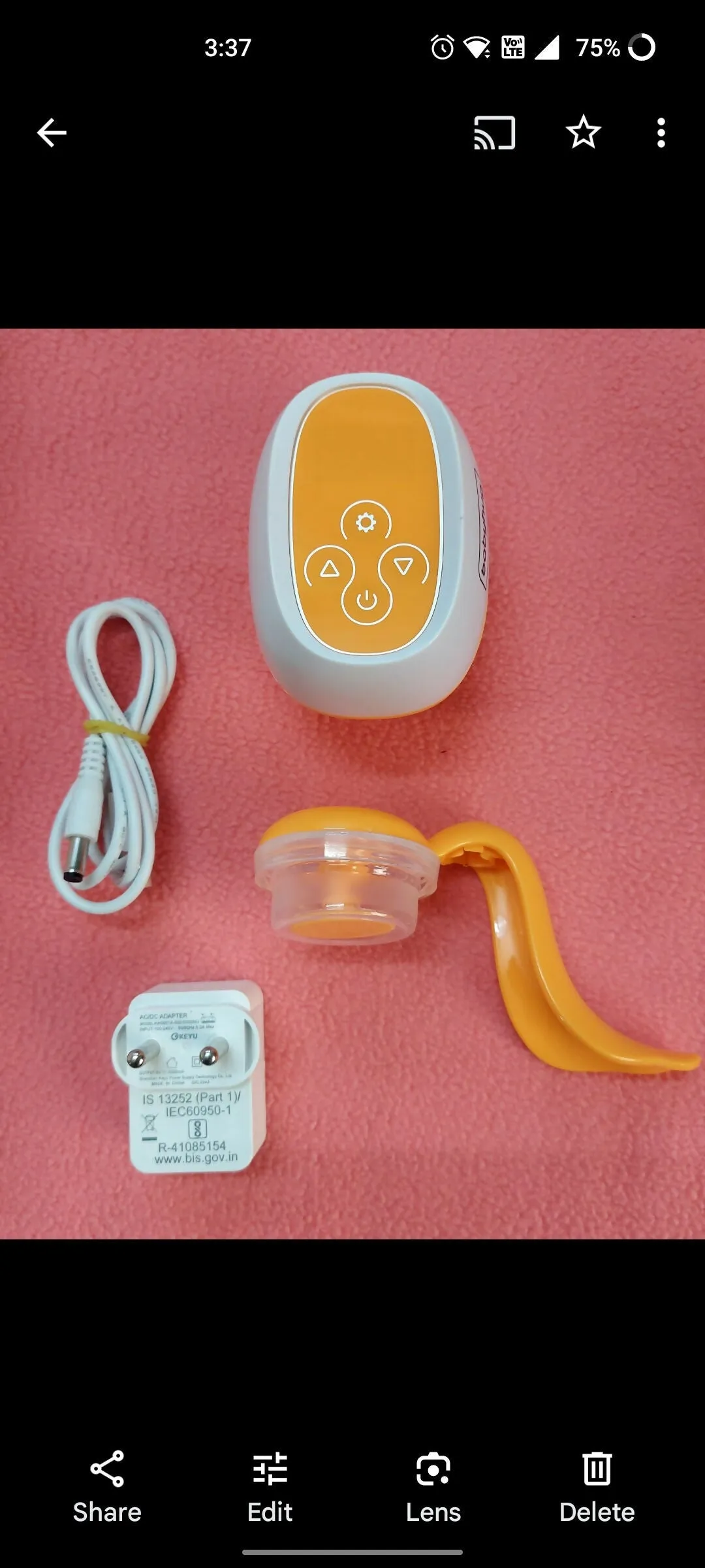 BABYHUG electric and manual breast pump