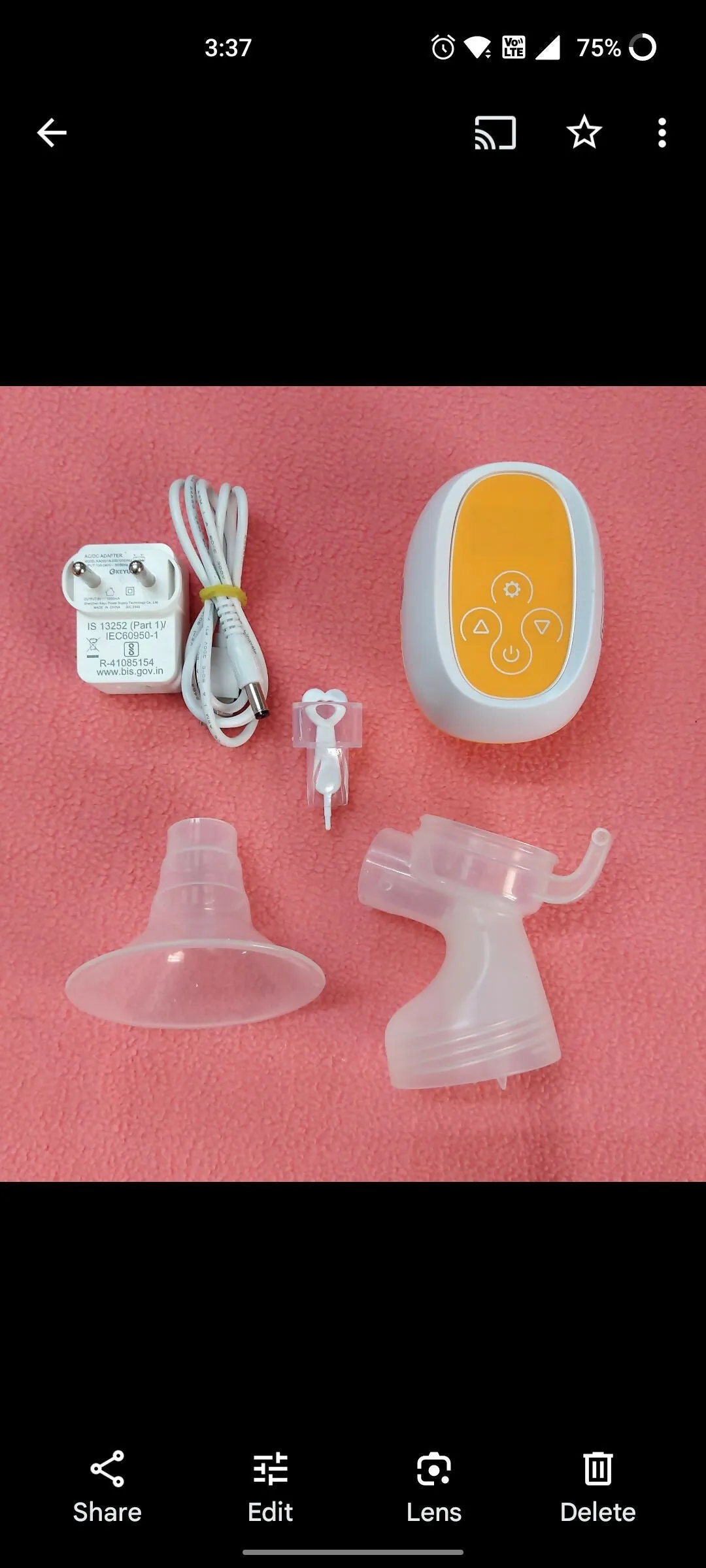 BABYHUG electric and manual breast pump