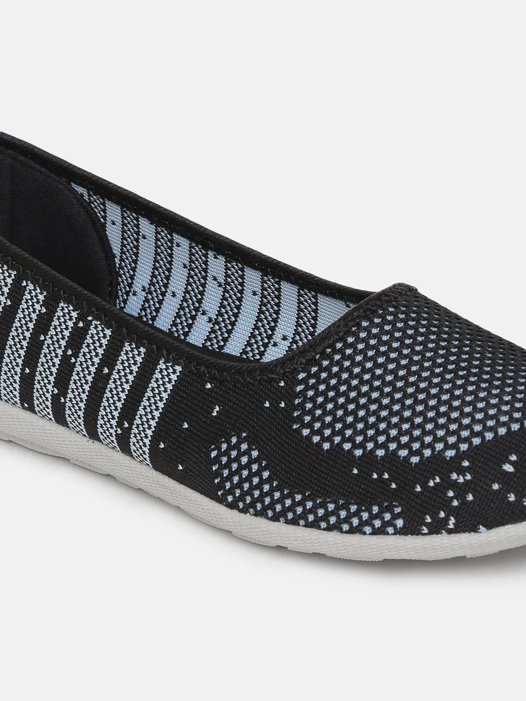 Ballet Flats Woven Design