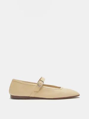 Ballet Mary Jane / Custard Leather