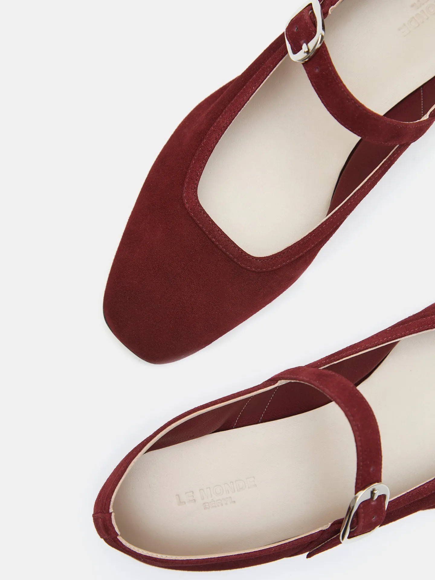 Ballet Mary Jane / Oxblood Suede