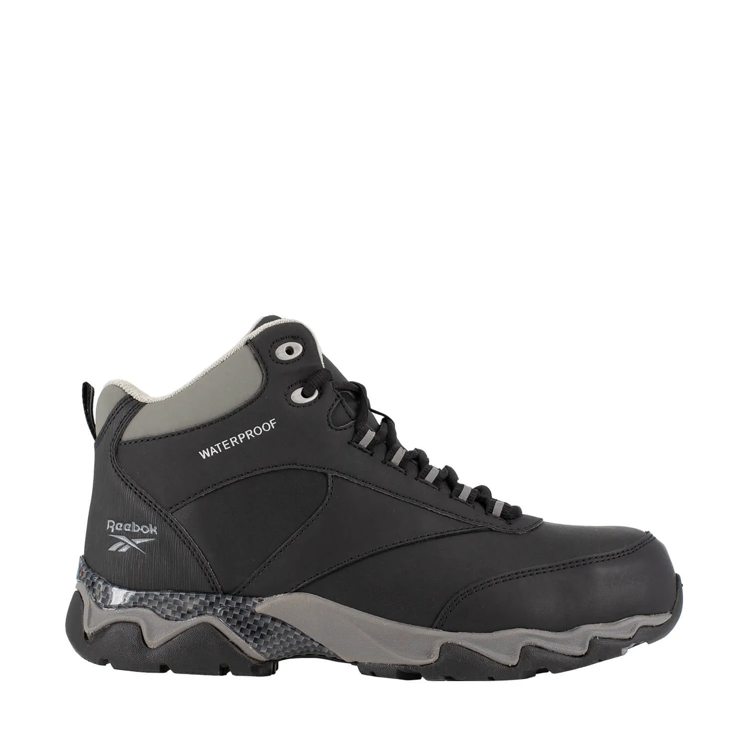 Beamer Composite-Toe Waterproof Athletic Work Boot Black