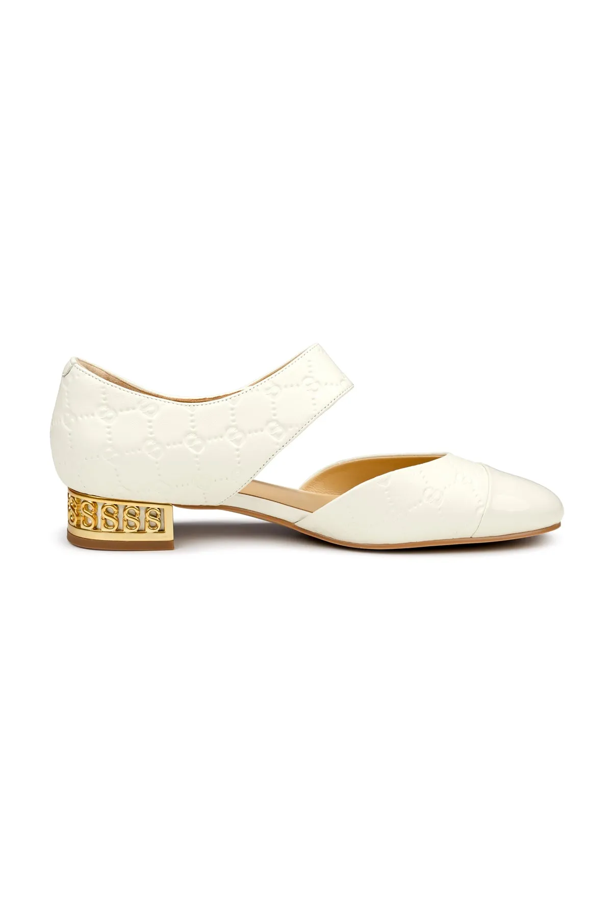 Beverly Strap Pump - White