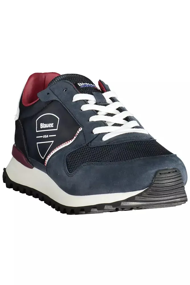 Blauer Blue Polyester Men Sneaker