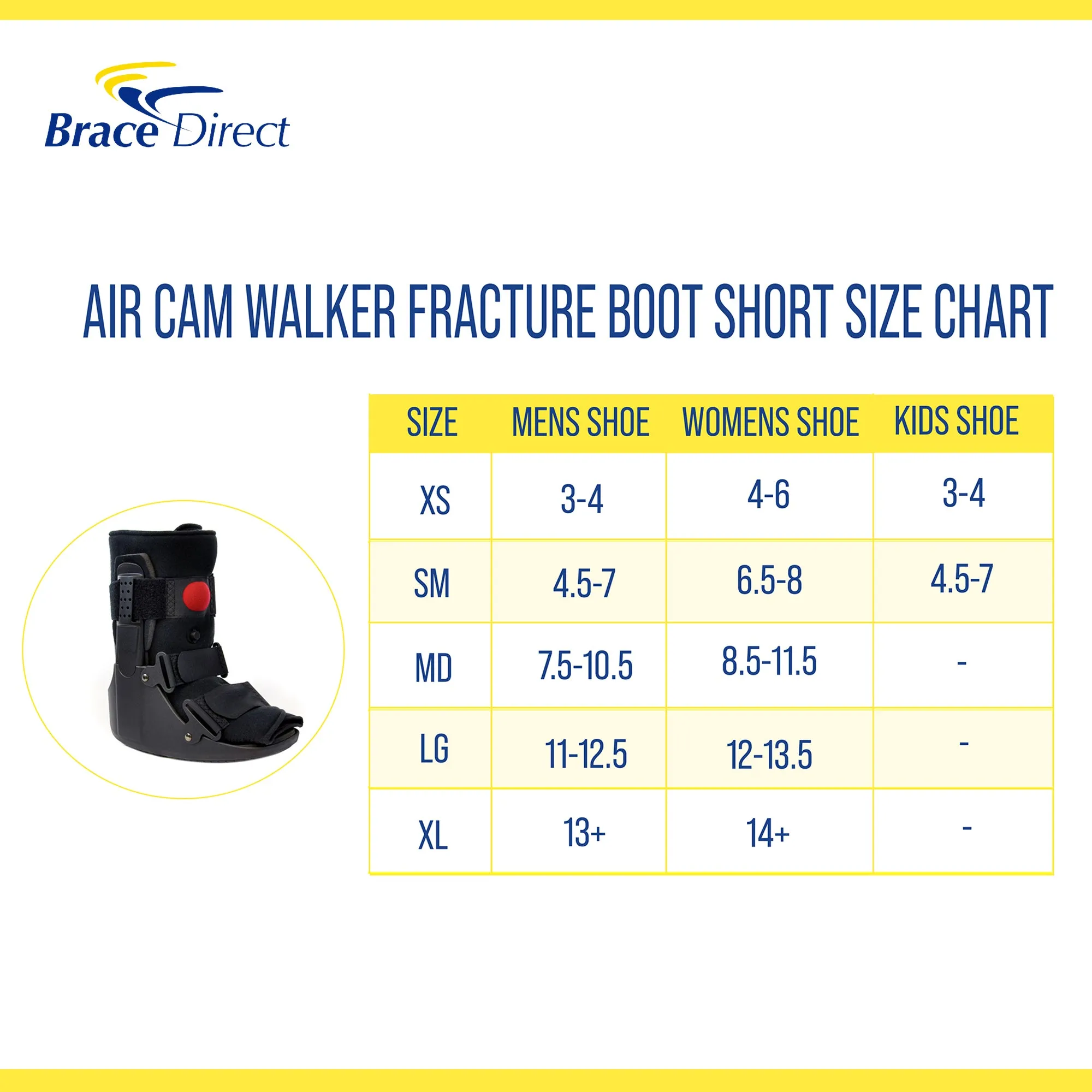 Brace Direct Air CAM Walker Fracture Boot Short