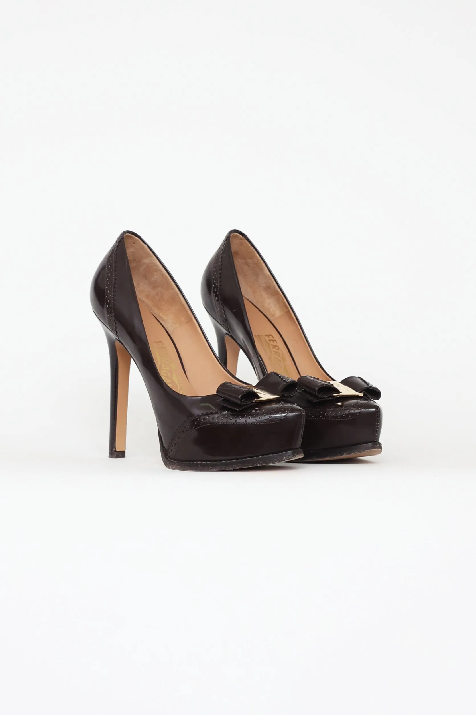 Brown Tisha Bow Pump