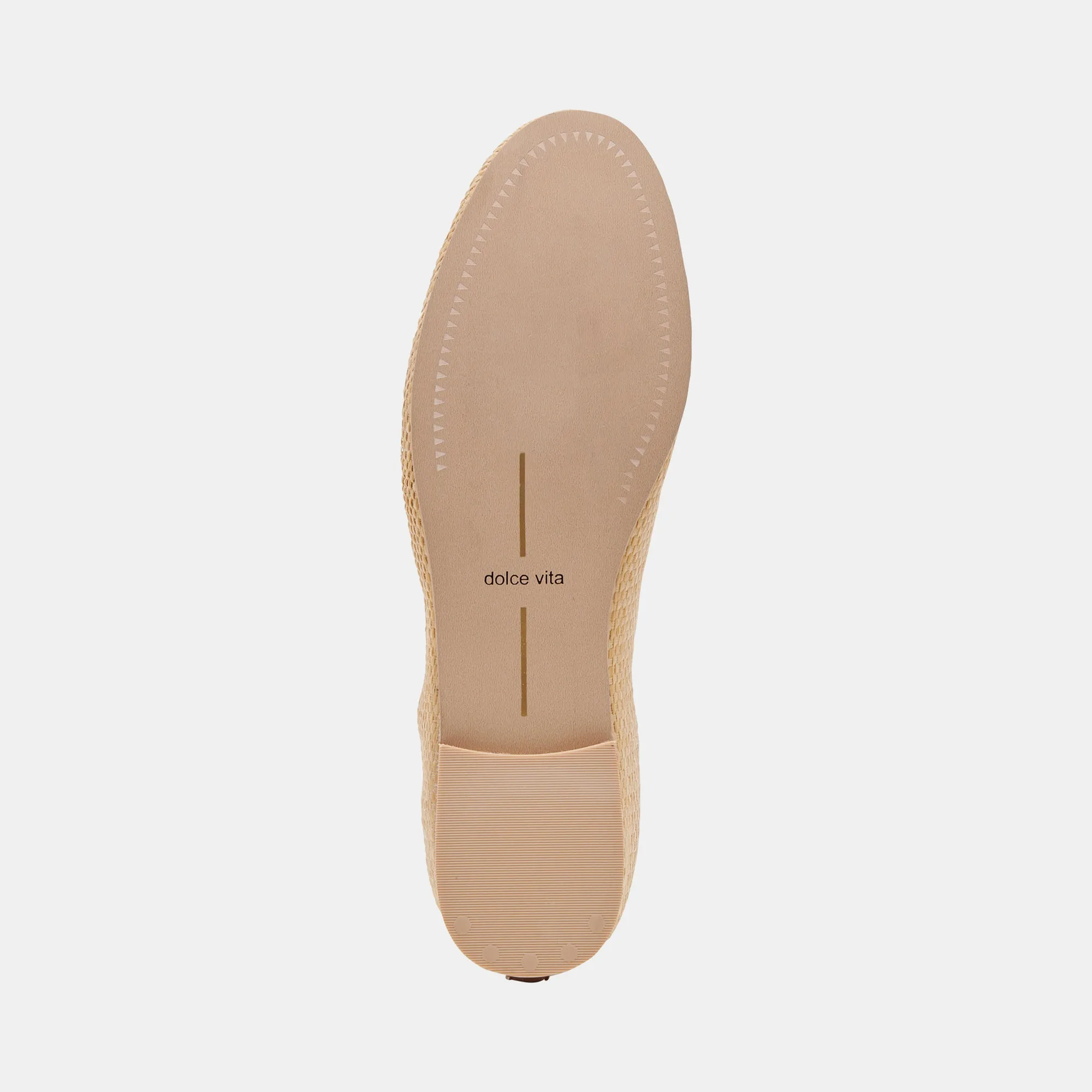 CACY BALLET FLATS NATURAL RAFFIA