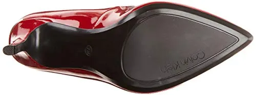 Calvin Klein Women's Gayle Pump, Crimson Red, 8