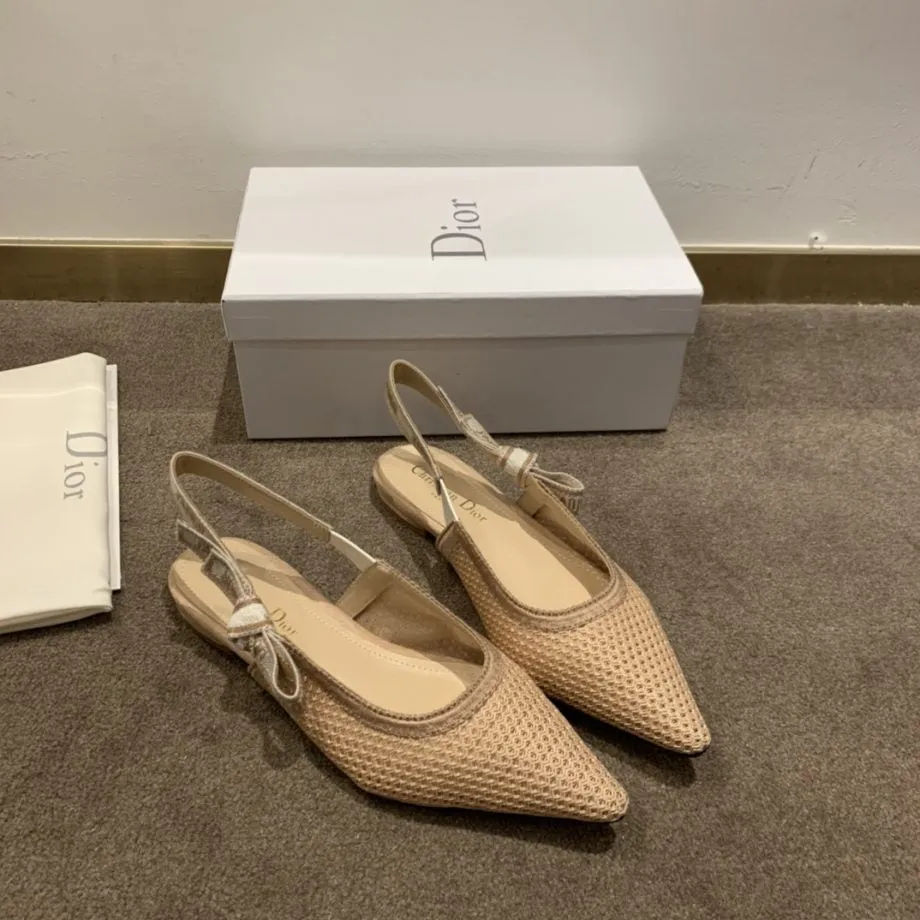 CD J'Ador Slingback Pump Beige For Women 0.6 in / 1.5 cm