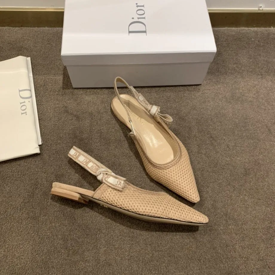 CD J'Ador Slingback Pump Beige For Women 0.6 in / 1.5 cm