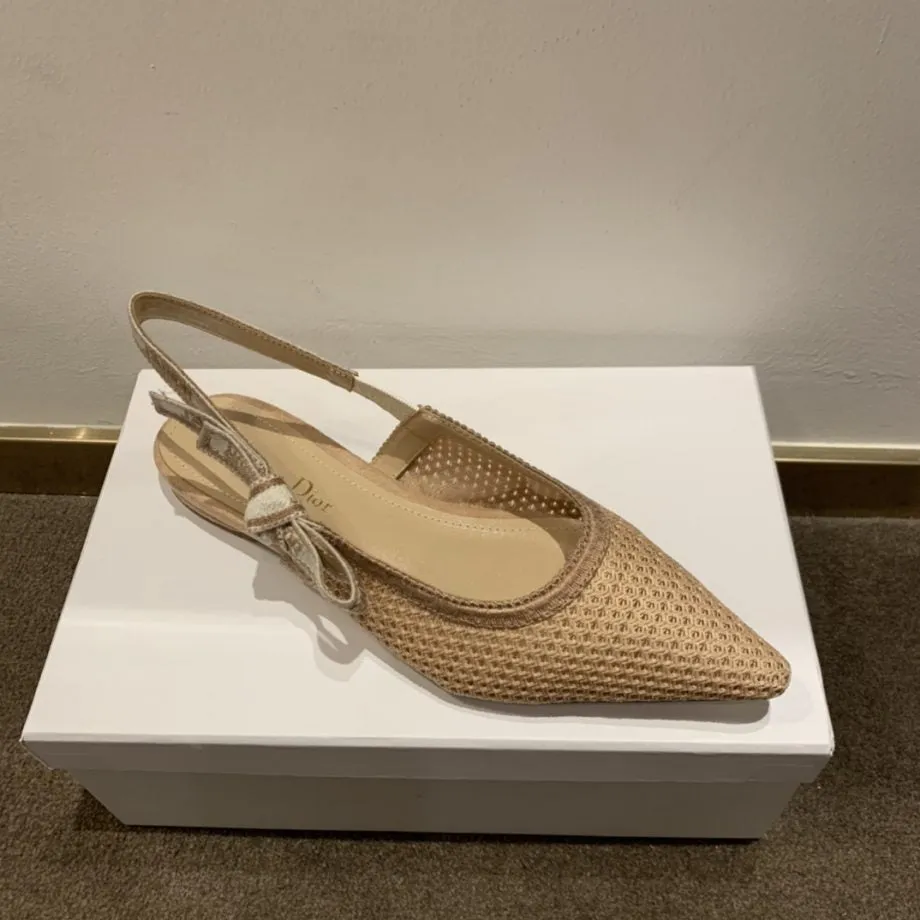 CD J'Ador Slingback Pump Beige For Women 0.6 in / 1.5 cm