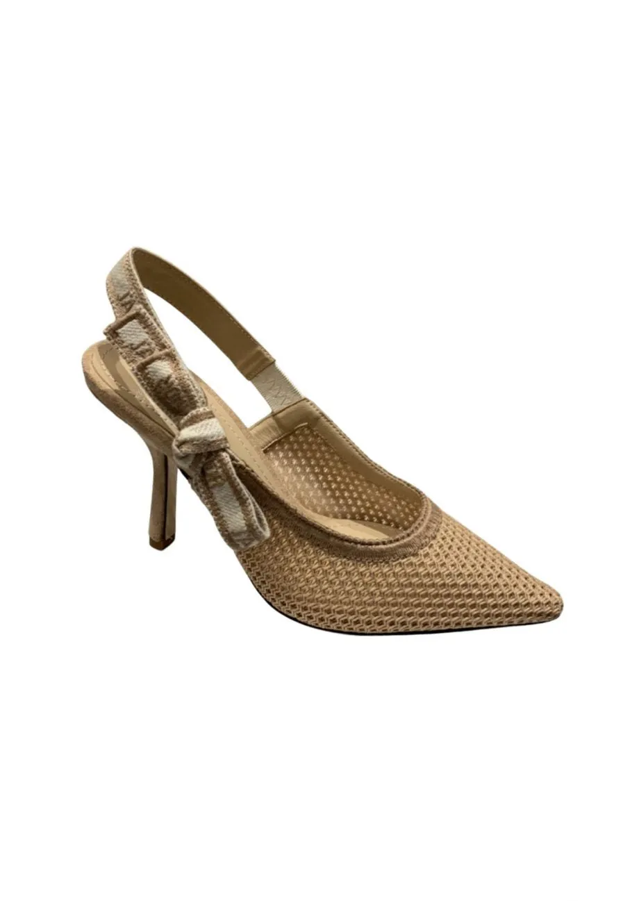 CD J'Ador Slingback Pump Beige For Women 3.7 in / 9.5 cm