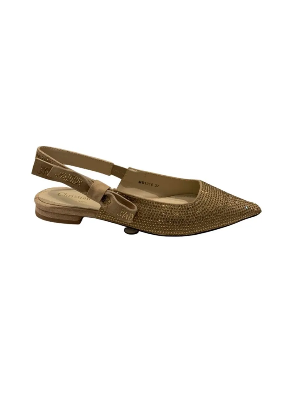 CD J'Ador Slingback Pump Gold For Women 0.6 in / 1.5 cm