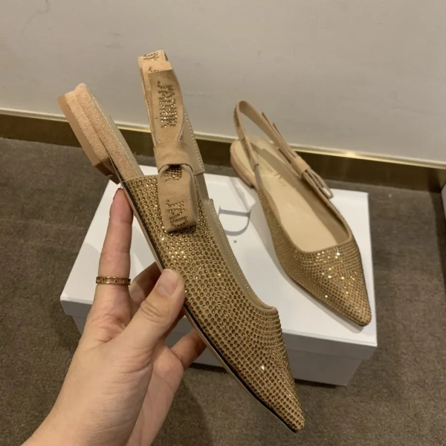 CD J'Ador Slingback Pump Gold For Women 0.6 in / 1.5 cm