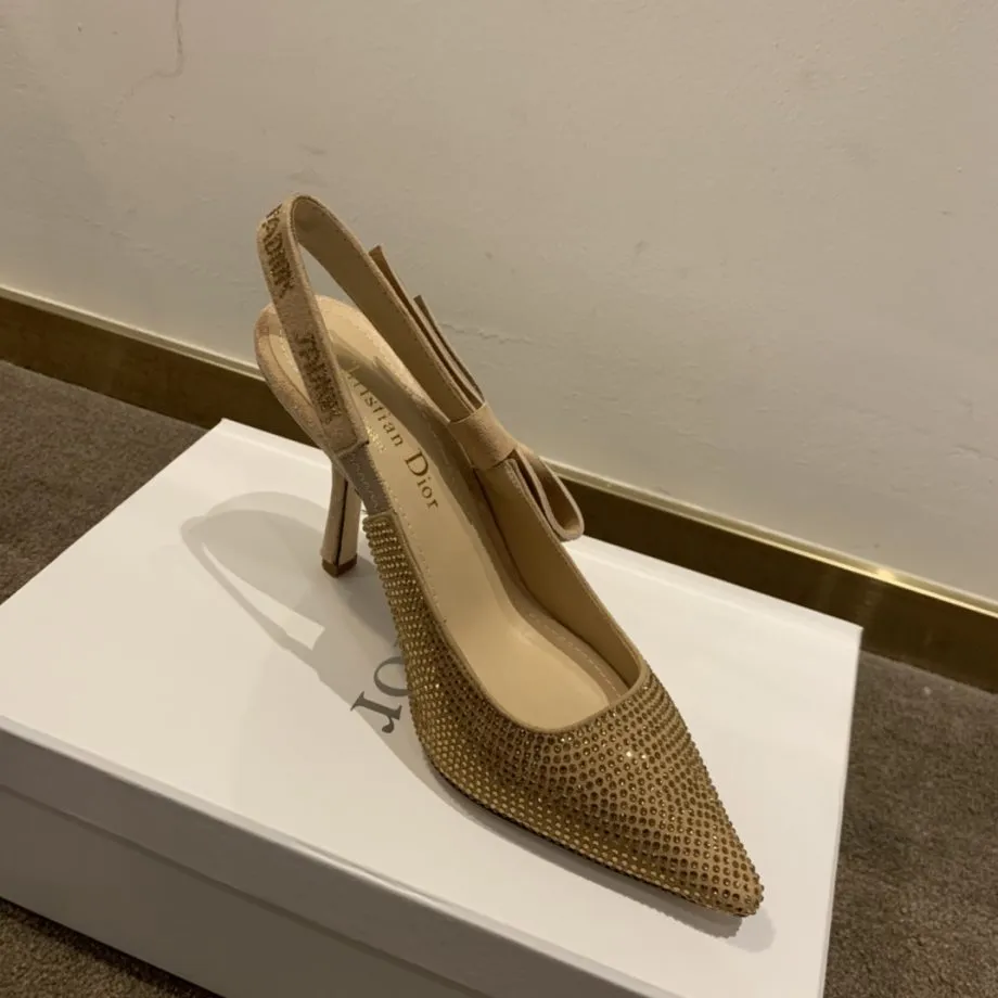 CD J'Ador Slingback Pump Gold For Women 3.7 in / 9.5 cm