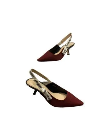 CD J'Ador Slingback Pump Red For Women 2.6 in / 6.5 cm