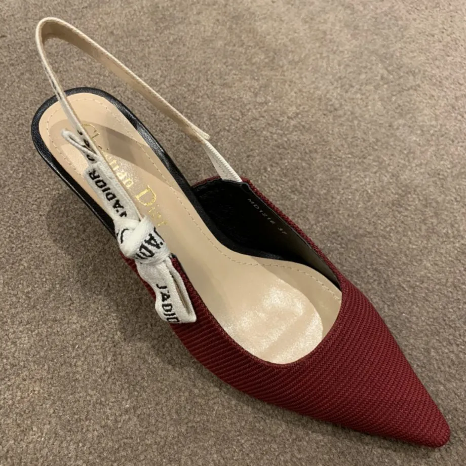 CD J'Ador Slingback Pump Red For Women 2.6 in / 6.5 cm