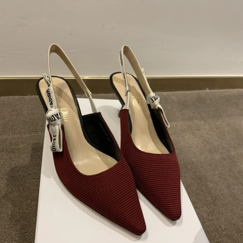 CD J'Ador Slingback Pump Red For Women 2.6 in / 6.5 cm