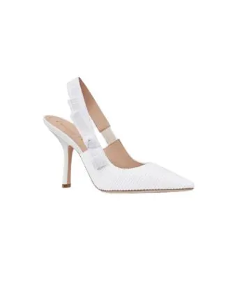 CD J'Ador Slingback Pump White For Women 4 in / 10 cm KDP867EFR_S10W