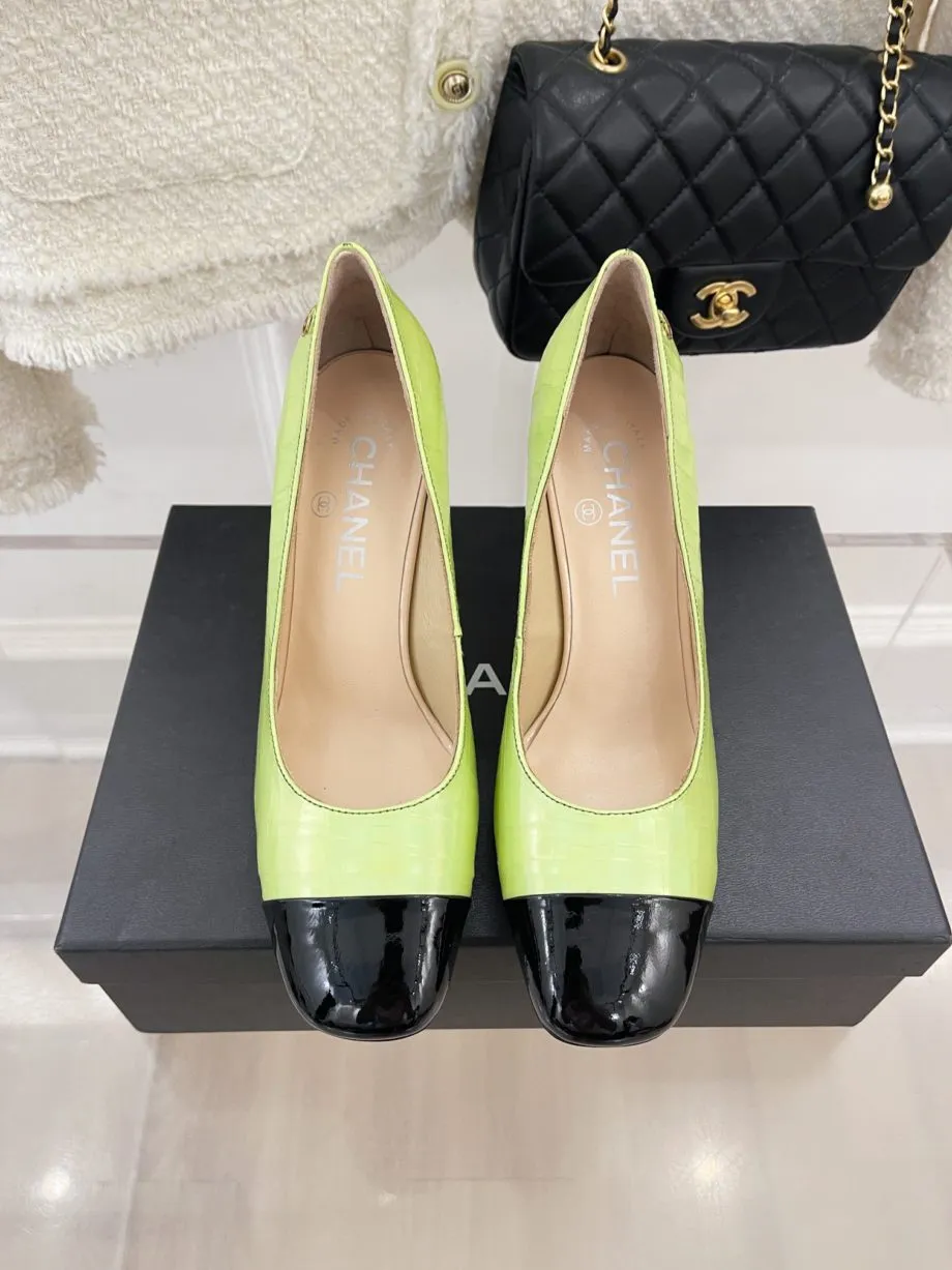 CHL Women's Pump &amp; Grosgrain Green For Women