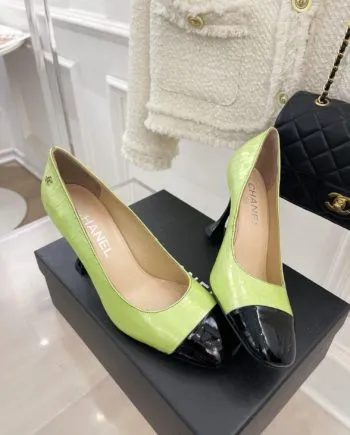 CHL Women's Pump &amp; Grosgrain Green For Women