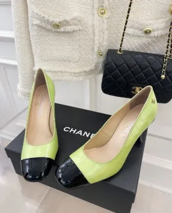 CHL Women's Pump &amp; Grosgrain Green For Women