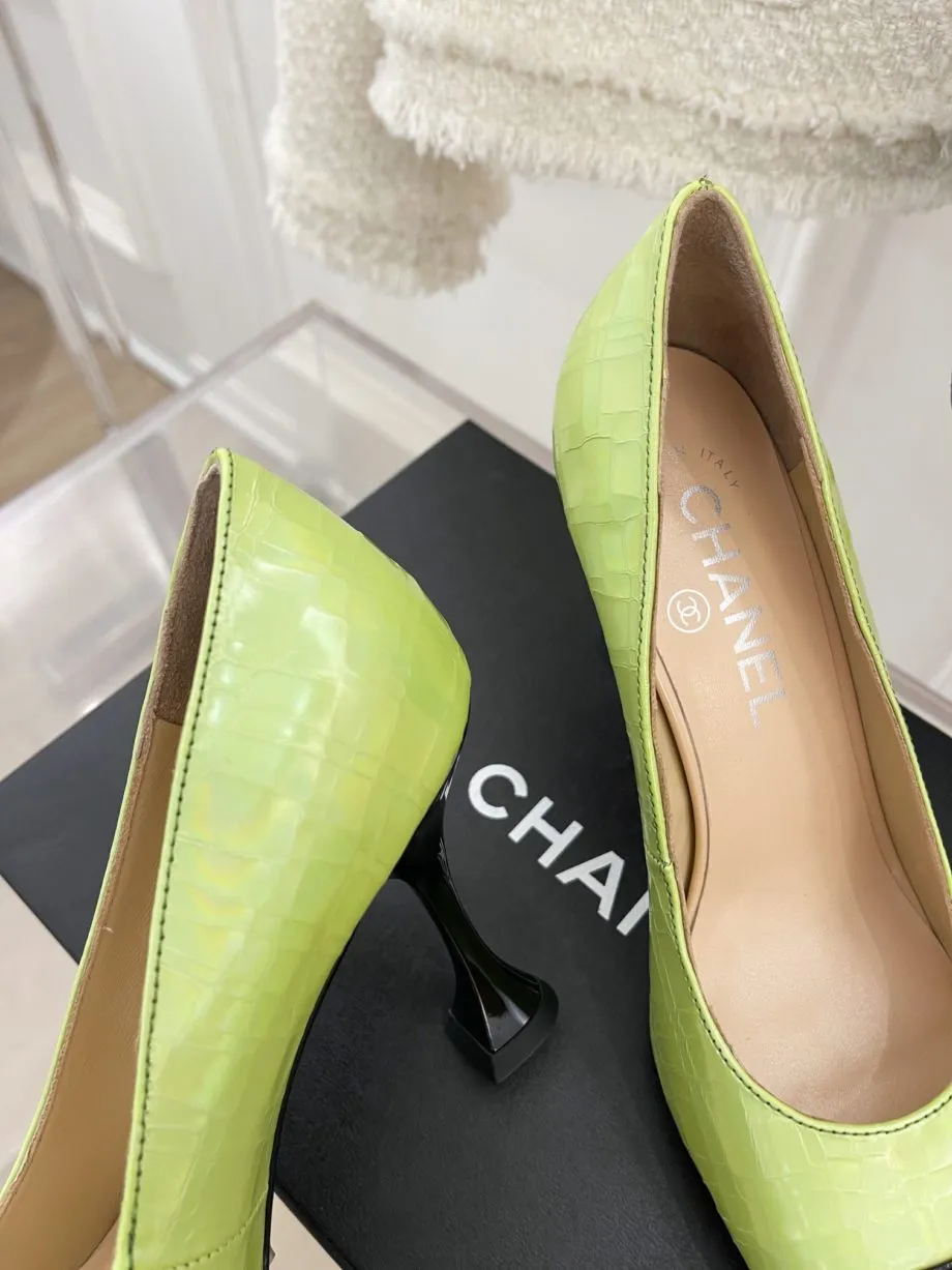 CHL Women's Pump &amp; Grosgrain Green For Women