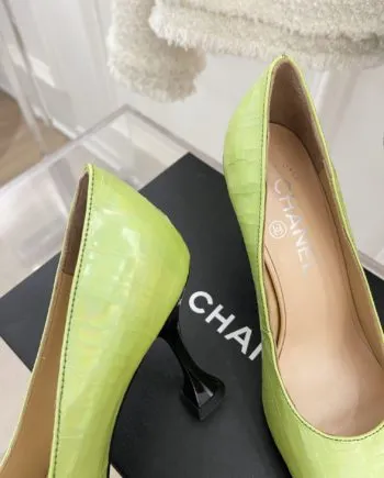 CHL Women's Pump &amp; Grosgrain Green For Women