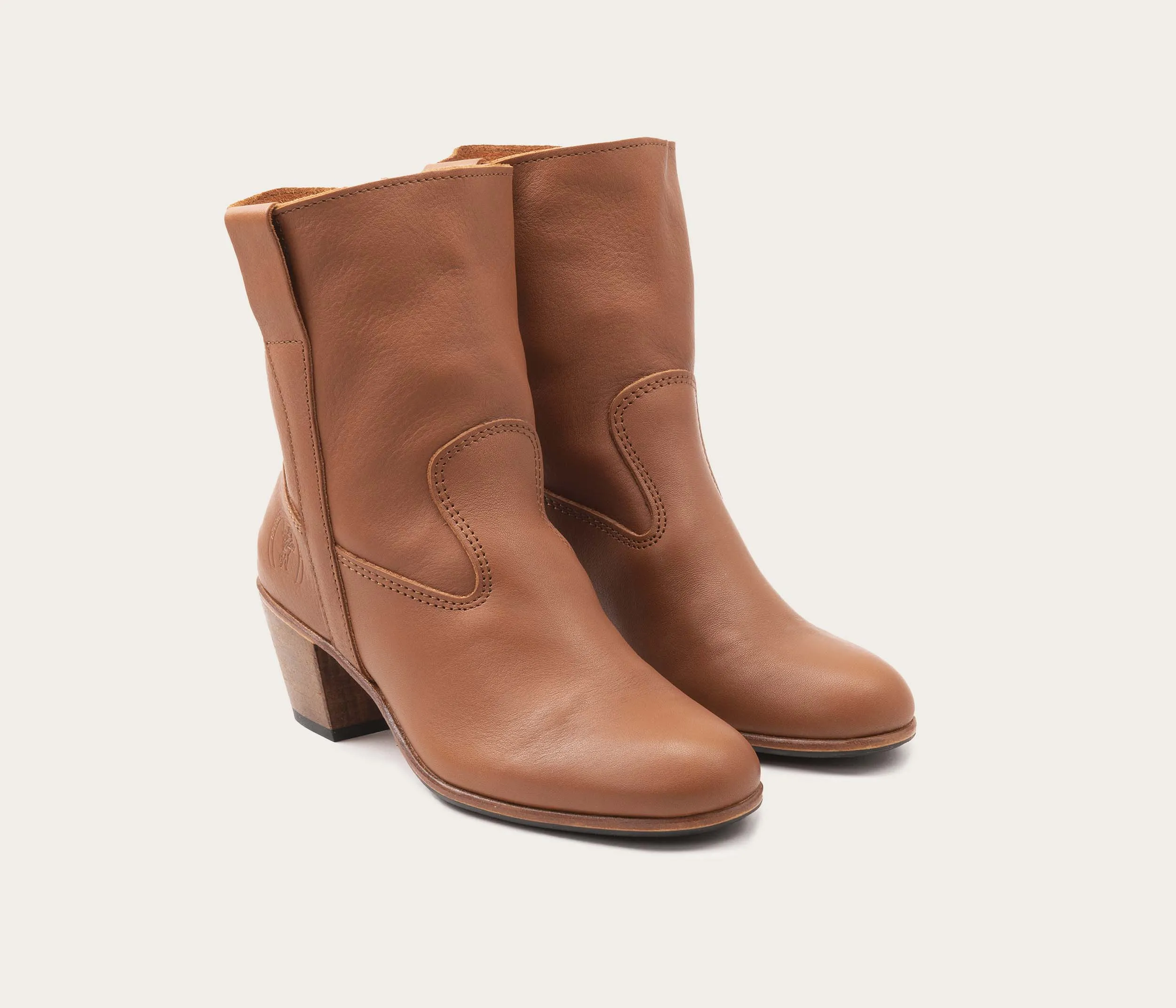 Céleste Soft Ankle Boot Cognac - Low Price